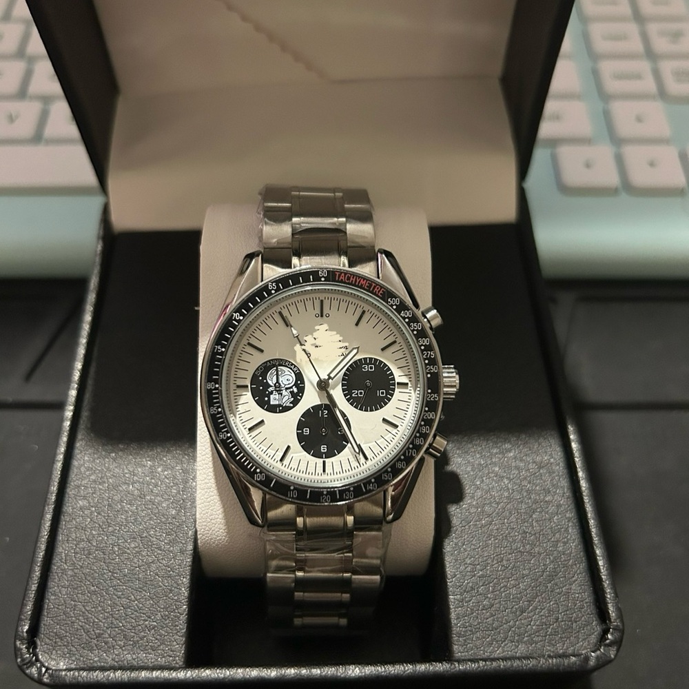 Men's Silver Chronograph Watch